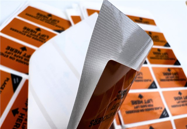 不干膠標簽-網格可移膠白亮PET