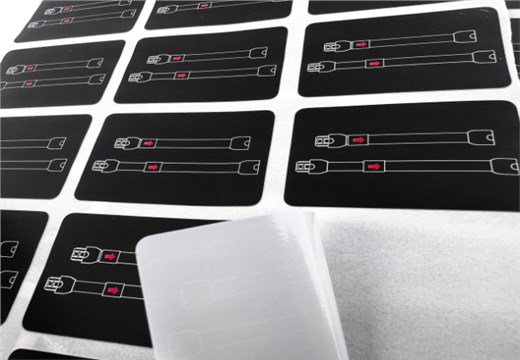 不干膠標(biāo)簽-啞白PET