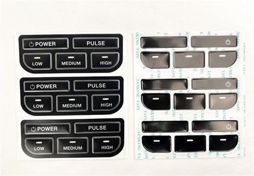 控制開關貼-透明PET