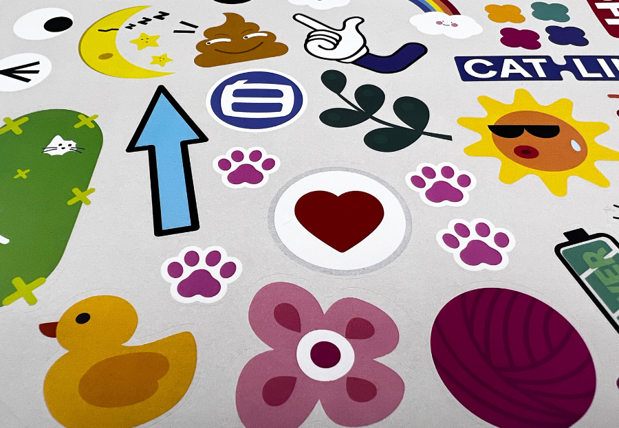 不干膠標簽-卡通貼