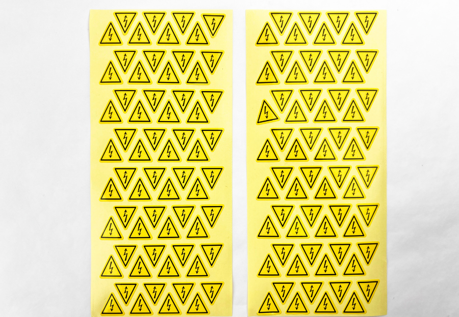 不干膠標(biāo)簽-警示貼