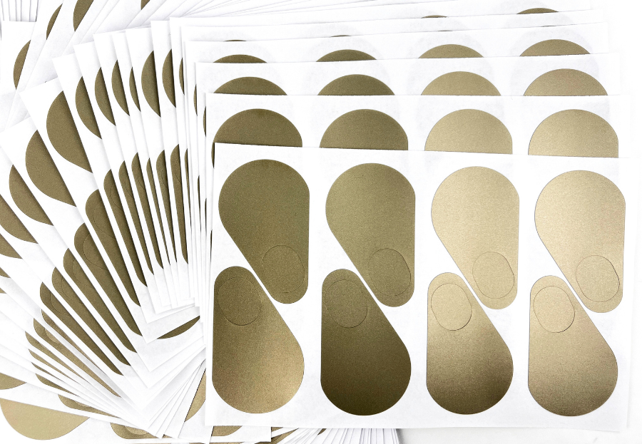 不干膠標簽-地刷蓋裝飾片