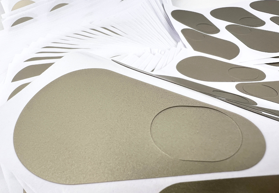 不干膠標簽-地刷蓋裝飾片