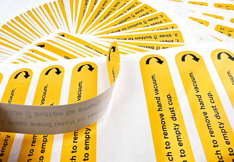 不干膠標(biāo)簽-推桿貼紙